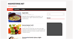 Desktop Screenshot of kadinisterse.net